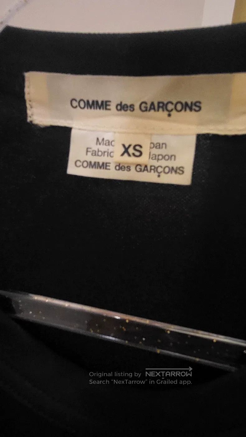 Comme des Garcons Comme Des Garcons Black pleated ruffled T-shirt, size XS Size XS / US 0-2 / IT 36-38 - 2 Thumbnail