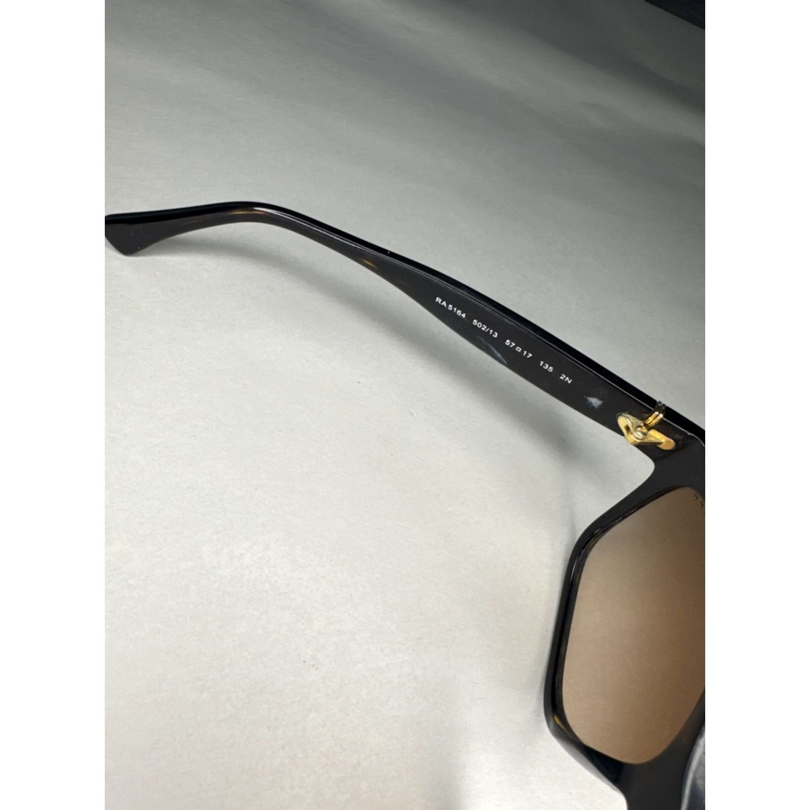 Ralph Lauren VINTAGE Ralph Lauren Sunglasses RA5164 502 13 Square Women Brown 57/17 135 Narrow Arms Size ONE SIZE - 5 Thumbnail