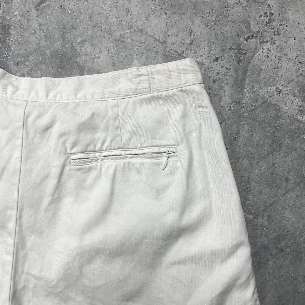 Vintage Vintage 90s Nike Court Tennis Cotton Shorts White Size 36 Size US 36 / EU 52 - 17 Thumbnail