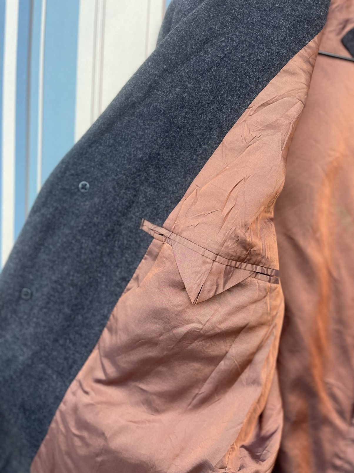 Designer JOSEPH ABBOUD WOOL LONG COAT Size US M / EU 48-50 / 2 - 6 Thumbnail