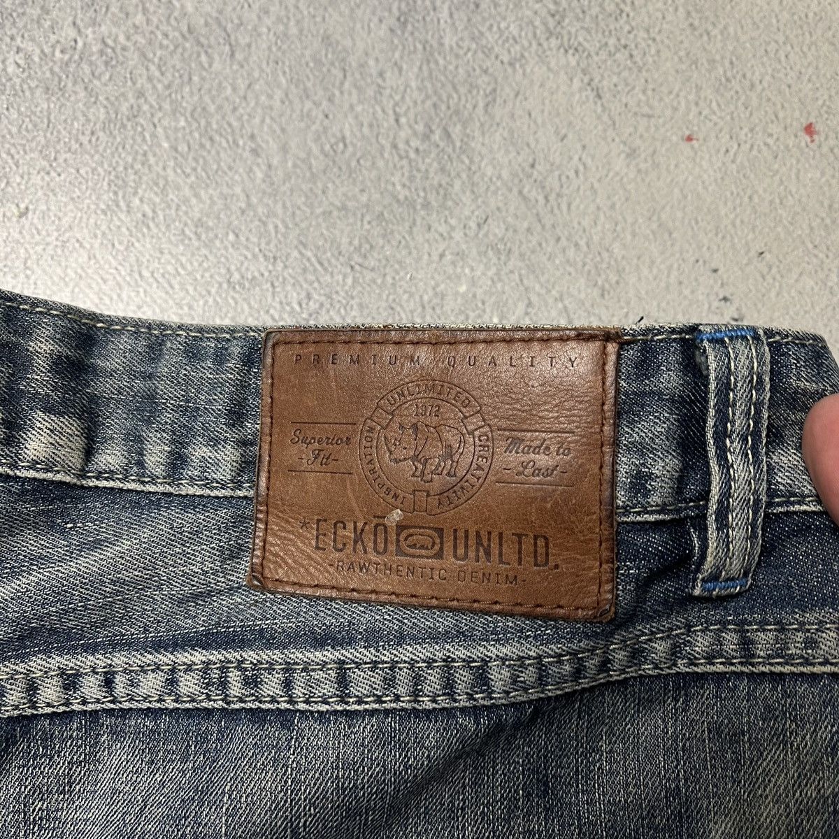 Ecko Unltd. × Vintage Crazy Y2K Baggy Ecko Unltd. denim short Size US 42 / EU 58 - 7 Thumbnail