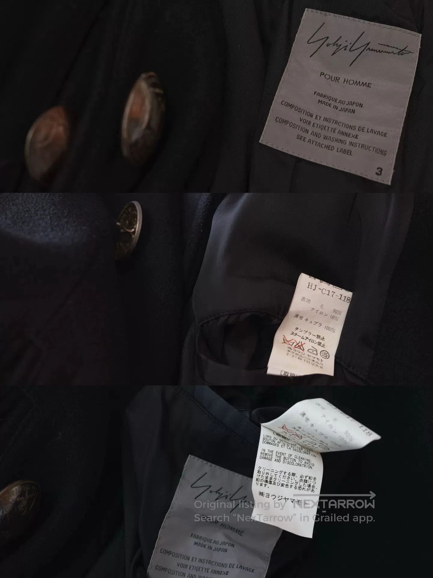 Yohji Yamamoto yohji yamamoto double. Size US M / EU 48-50 / 2 - 9 Thumbnail