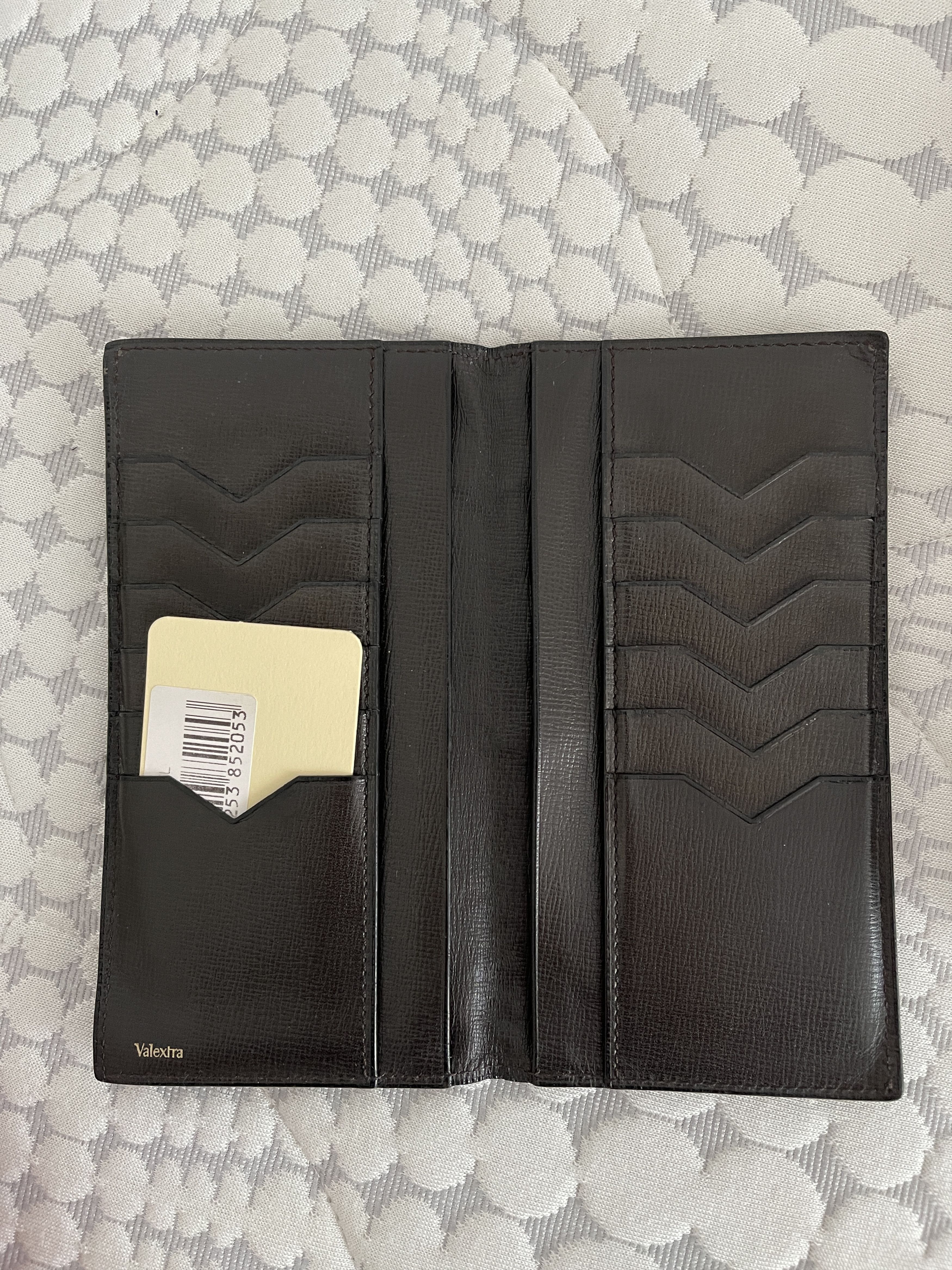 Valextra Valextra Browm Vertical Wallet Size ONE SIZE - 1 Thumbnail