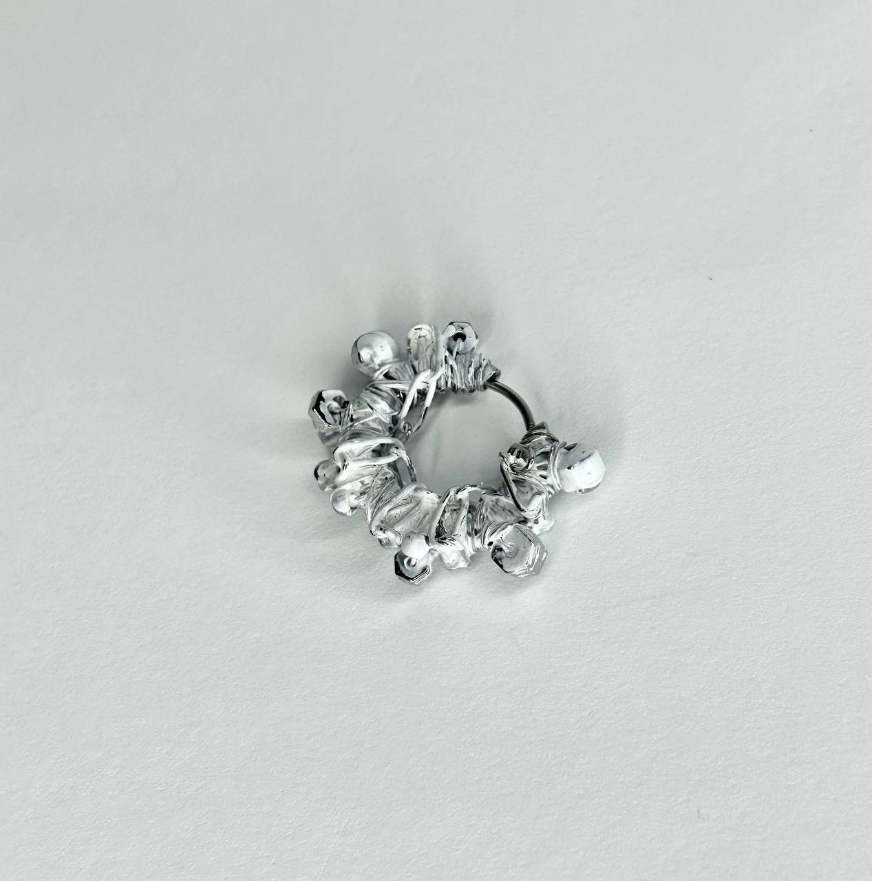 punk grunge earring margiela rick owens kmrii goros chrome