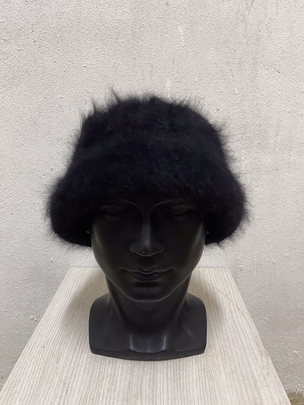 Japanese Brand Japanese Brand Plain Fur Fleece Beanie Hat Size ONE SIZE - 2 Thumbnail