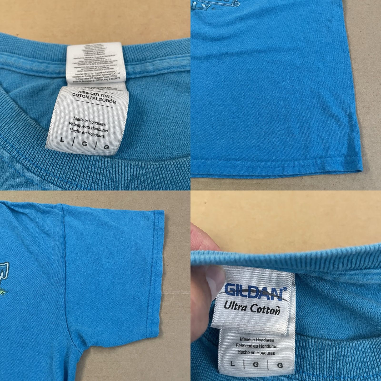 Gildan Gildan South Carolina Spring Rally Shirt Mens Adult Large Blue T-Shirt USA Biker Shirt Size US L / EU 52-54 / 3 - 8 Thumbnail