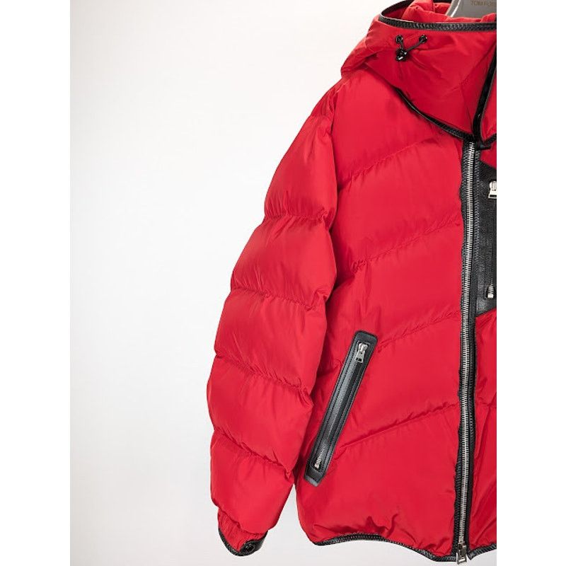 Tom Ford o1rshd1 Puffer Jacket in Candy Red Size US M / EU 48-50 / 2 - 3 Thumbnail