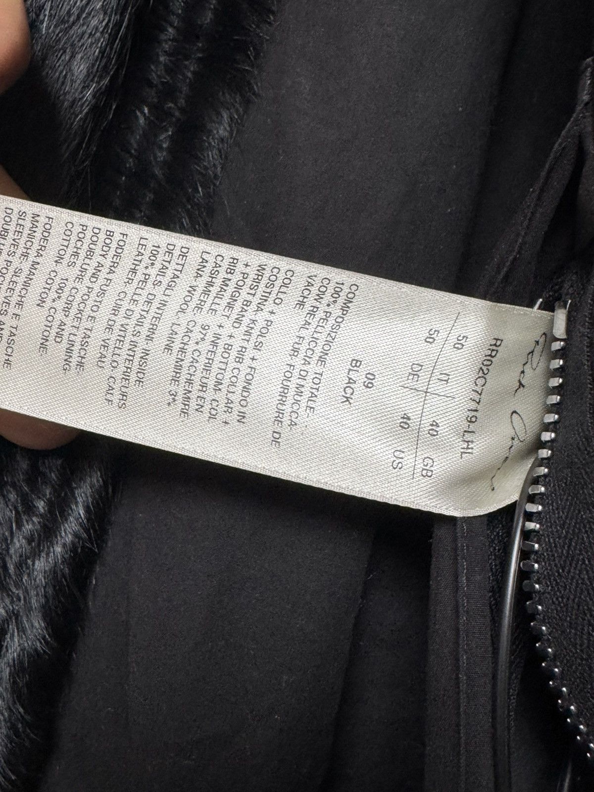 Rick Owens Rick owens EDFU FLIGHT leather jacket Size US M / EU 48-50 / 2 - 4 Thumbnail
