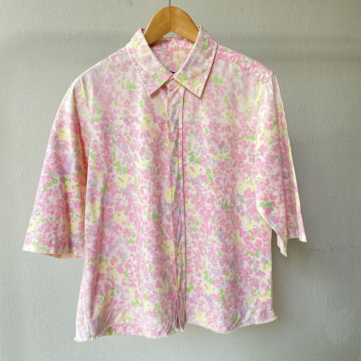 COMME des GARÇONS Pastel Floral Button Shirt