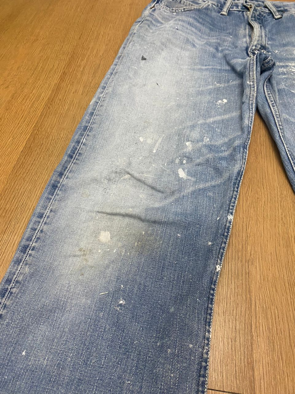 Lee Vintage Lee Riders Kurt Cobain Style Distressed Jeans Size US 32 / EU 48 - 7 Thumbnail