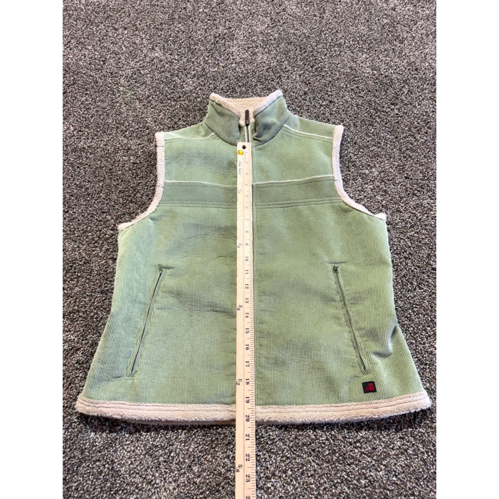 Vintage Woolrich Vest Jacket M Green Corduroy Lined Full Zip Womens Cold Weather Casual Outdoor Basic Jacket Size M / US 6-8 / IT 42-44 - 5 Thumbnail