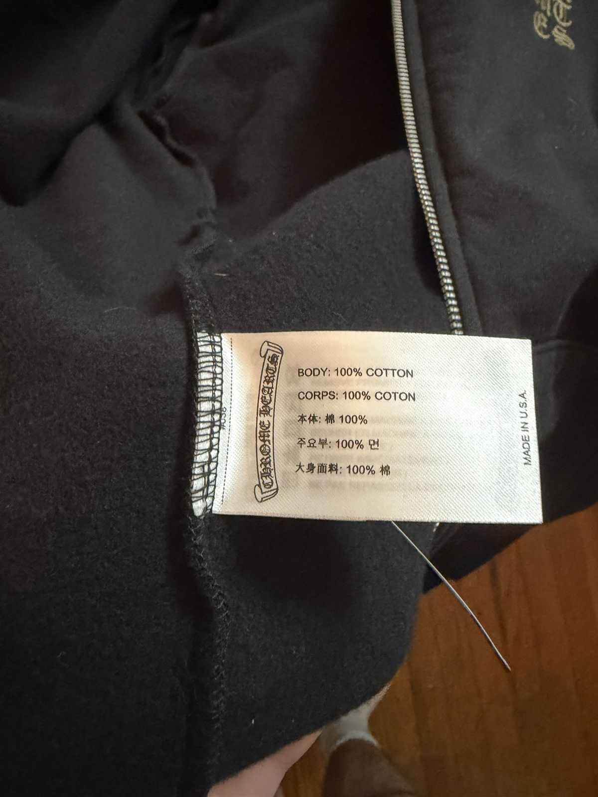 Chrome Hearts Chrome Hearts Vertical Logo Hoodie Size US M / EU 48-50 / 2 - 8 Thumbnail