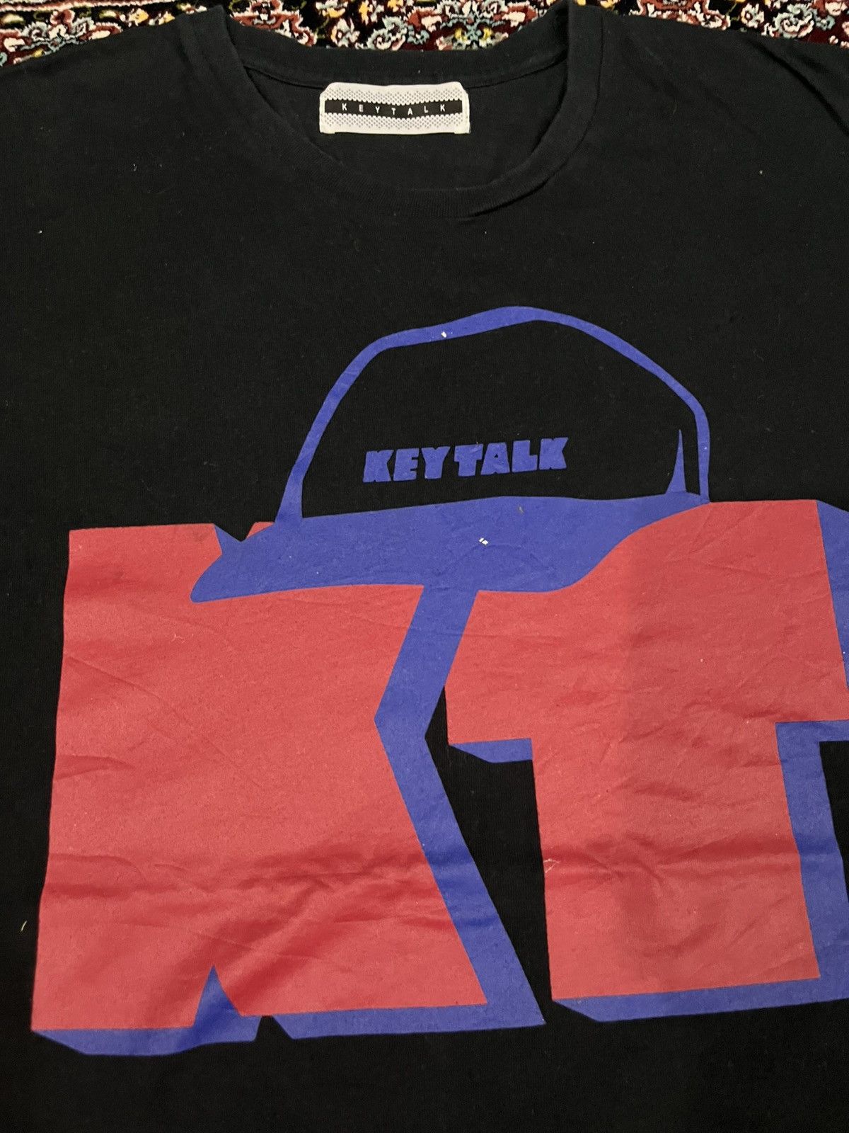 If Six Was Nine Key Talk Japanese Brand OVERSIZED Tee Size US XL / EU 56 / 4 - 6 Thumbnail