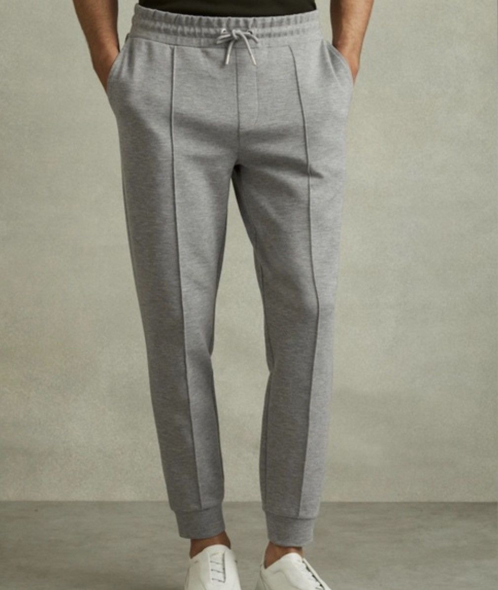 Reiss Reiss Premier Tailored Joggers Grey Melange M Size US 32 / EU 48 - 2 Thumbnail