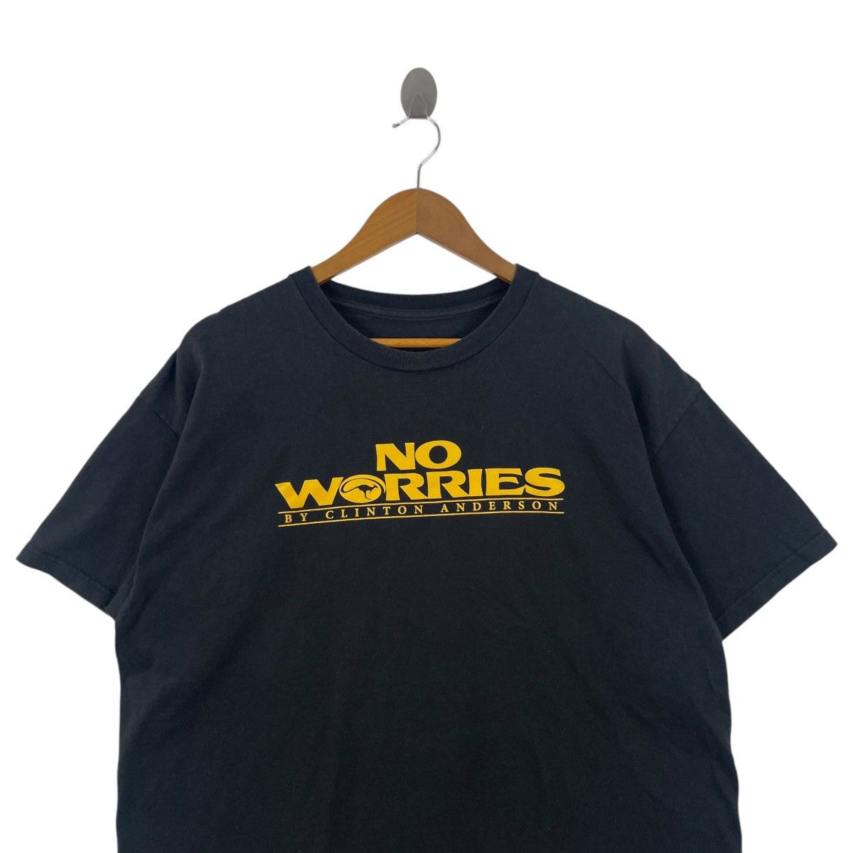 Vintage Vintage No Worries by Clinton Anderson Tee Shirt Size US L / EU 52-54 / 3 - 2 Thumbnail