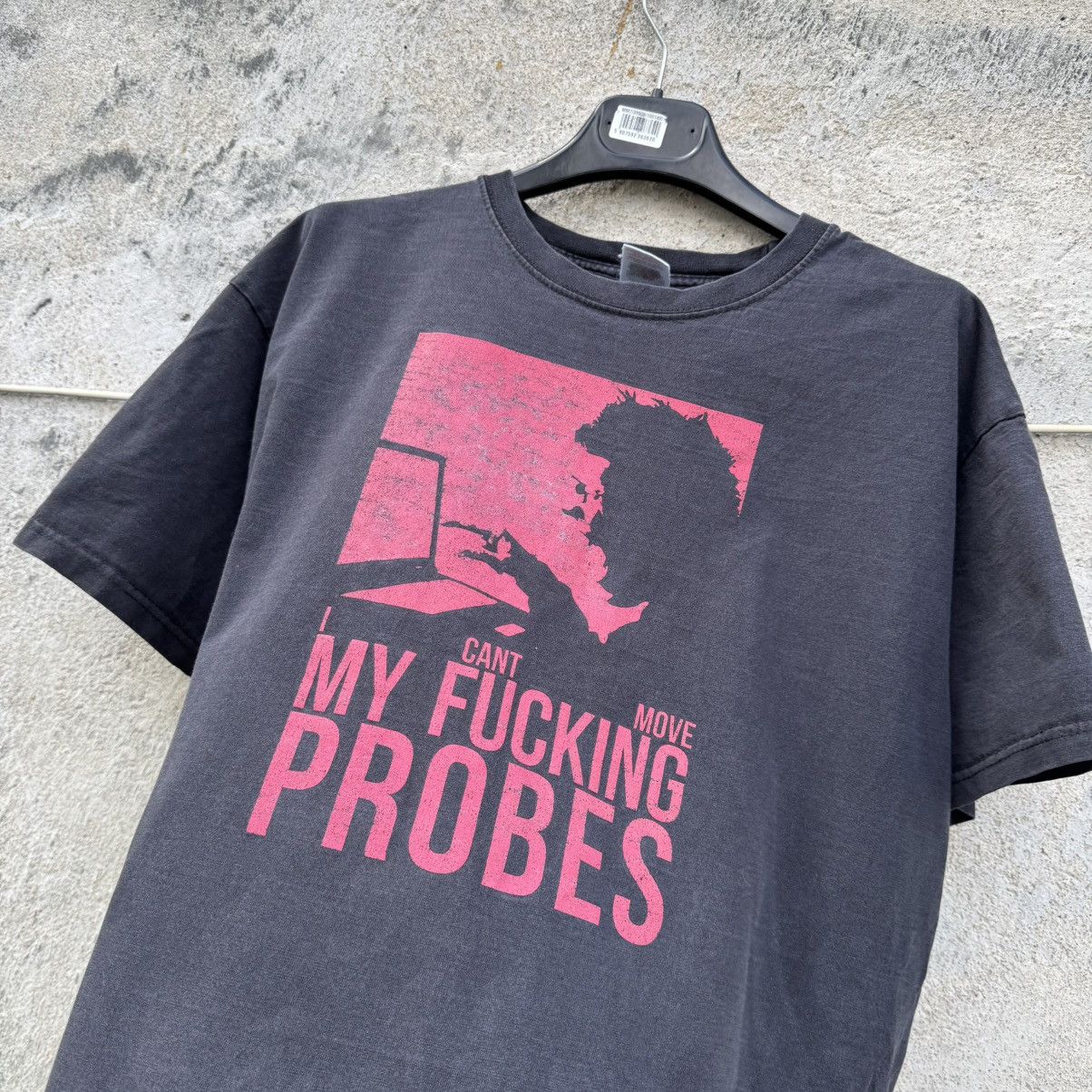Band Tees Vtg I cant move my fucking probes Washed Tee trainspotting Size US L / EU 52-54 / 3 - 1 Thumbnail