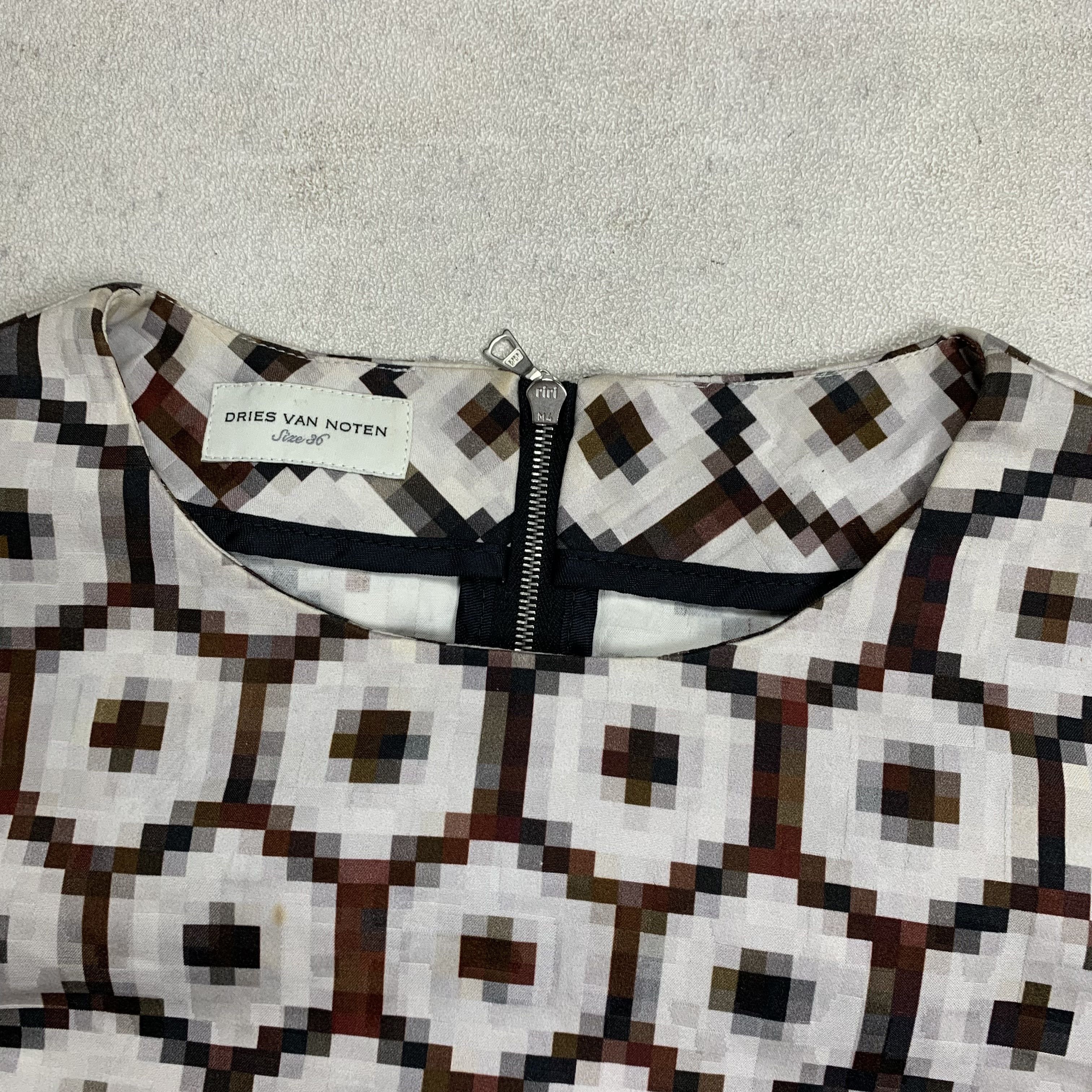 Dries Van Noten Dries Van Noten 3D Pattern Top Shirt Size 36 Size XS / US 0-2 / IT 36-38 - 6 Thumbnail