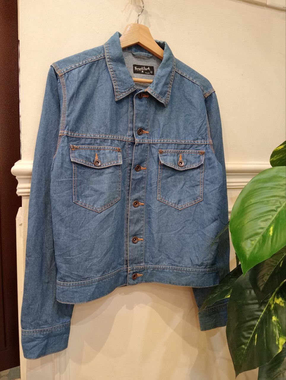 Margaret Howell MARGARET HOWELL BLUE DENIM JACKET - SIZE L Size US L / EU 52-54 / 3 - 1 Thumbnail
