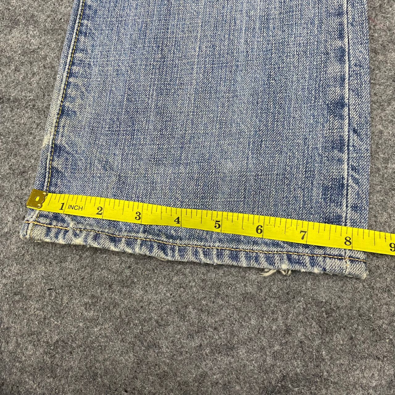If Six Was Nine Flare Vintage The Gap Distressed Denim Size US 31 - 6 Thumbnail