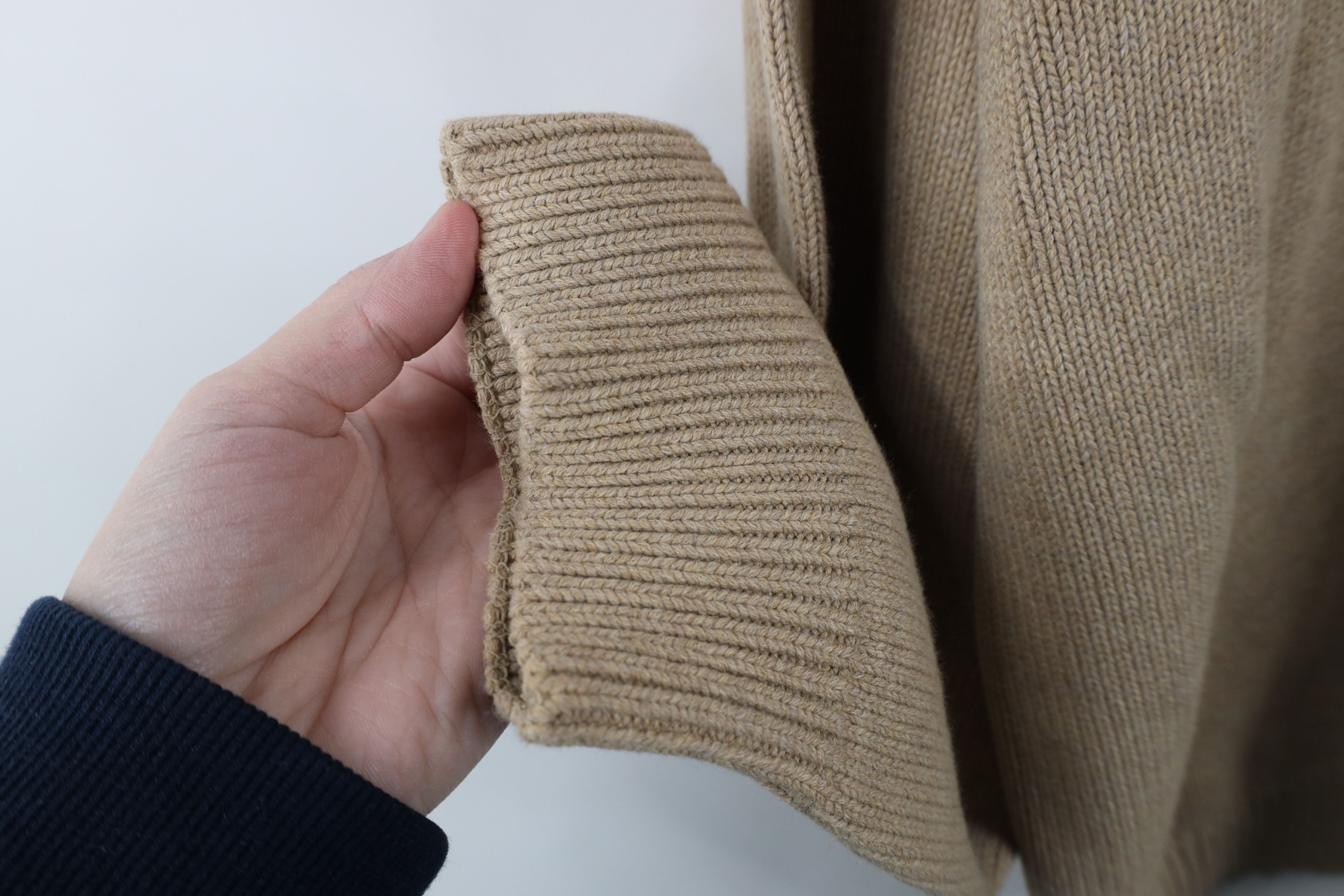 Tommy Hilfiger Vintage 90s Tommy Hilfiger Cotton Crewneck Sweater Beige Size US XL / EU 56 / 4 - 8 Thumbnail