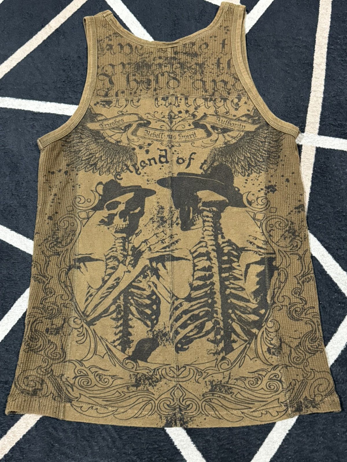 Yasuyuki Ishii Archived Tanktop Skulls DailyNew Jpg Styled Japanese Size US L / EU 52-54 / 3 - 4 Thumbnail