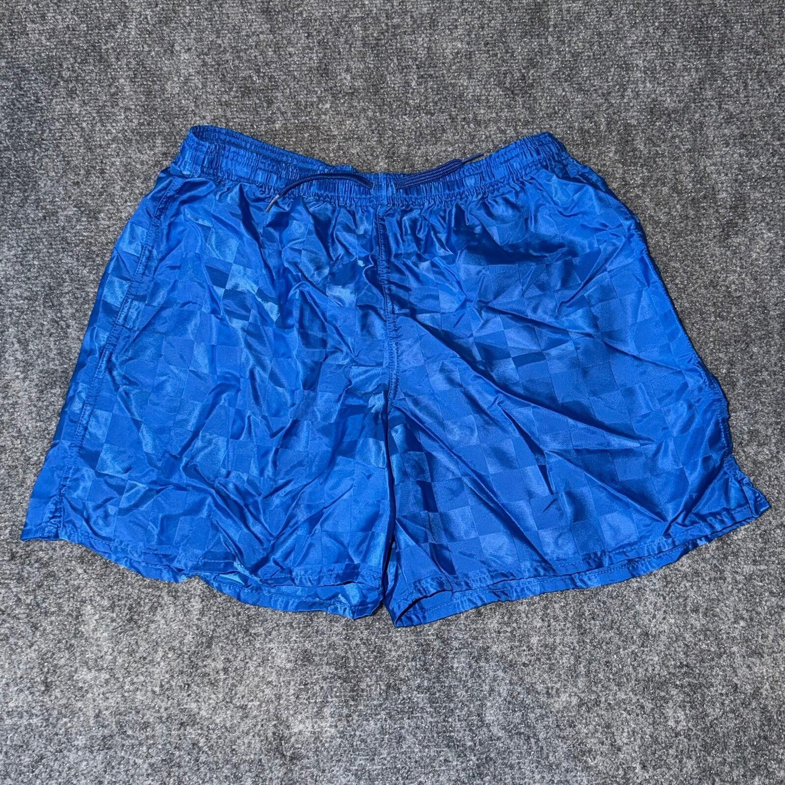 Nike DSG Checkered Blue Dazzle Shorts Volley Shorts Mens SM Vtg Size US 30 / EU 46 - 1 Thumbnail