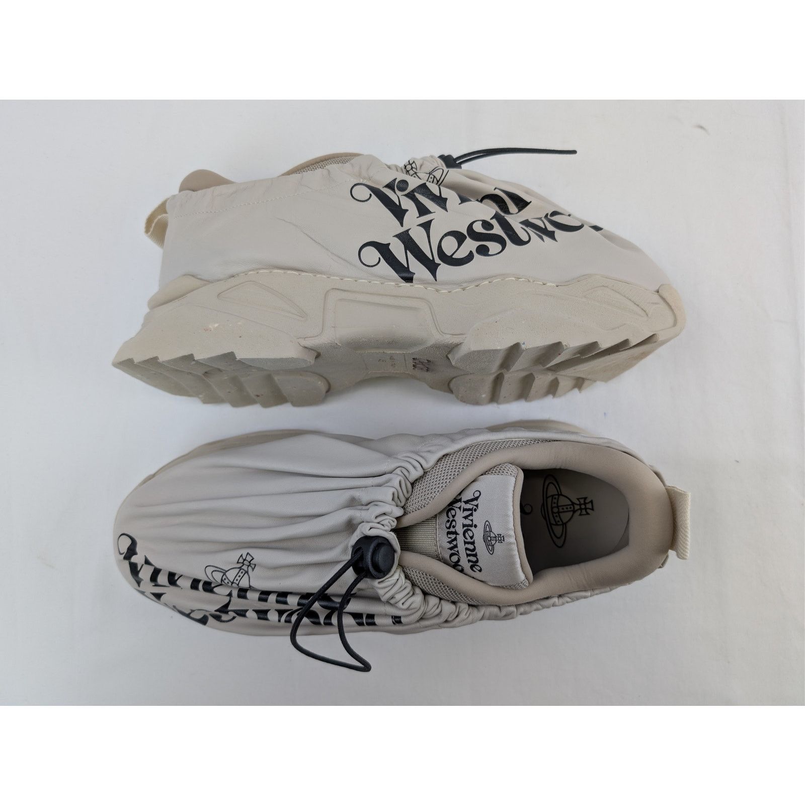 Vivienne Westwood o1rshd1 Romper Bag Trainer Sneaker in Stone Size US 12 / EU 45 - 2 Thumbnail