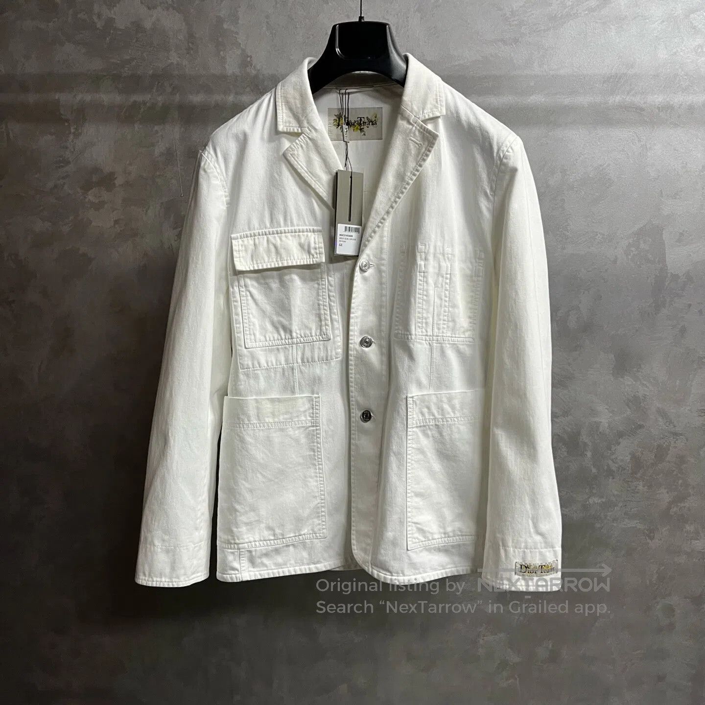 Dior Dior Solid-color stand-up collar zipper long-sleeve jacket Size US XL / EU 56 / 4 - 1 Thumbnail