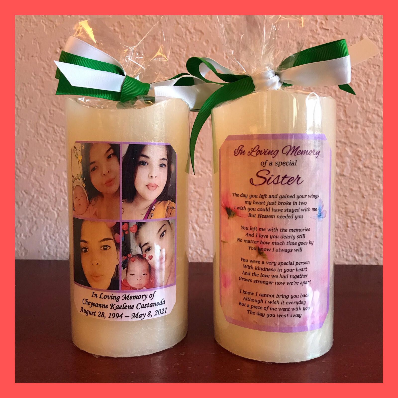 Genetic Manipulation Shinichiro Kuriya LED Flameless Memorial Candle with Custom Photo and Poem Size ONE SIZE - 1 Thumbnail