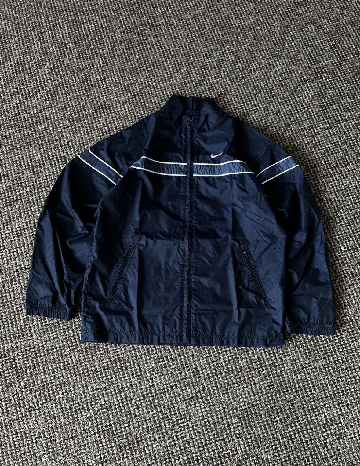 Vintage Nike Vintage Jacket Y2K Drill Mini Logo Size US S / EU 44-46 / 1 - 5 Thumbnail