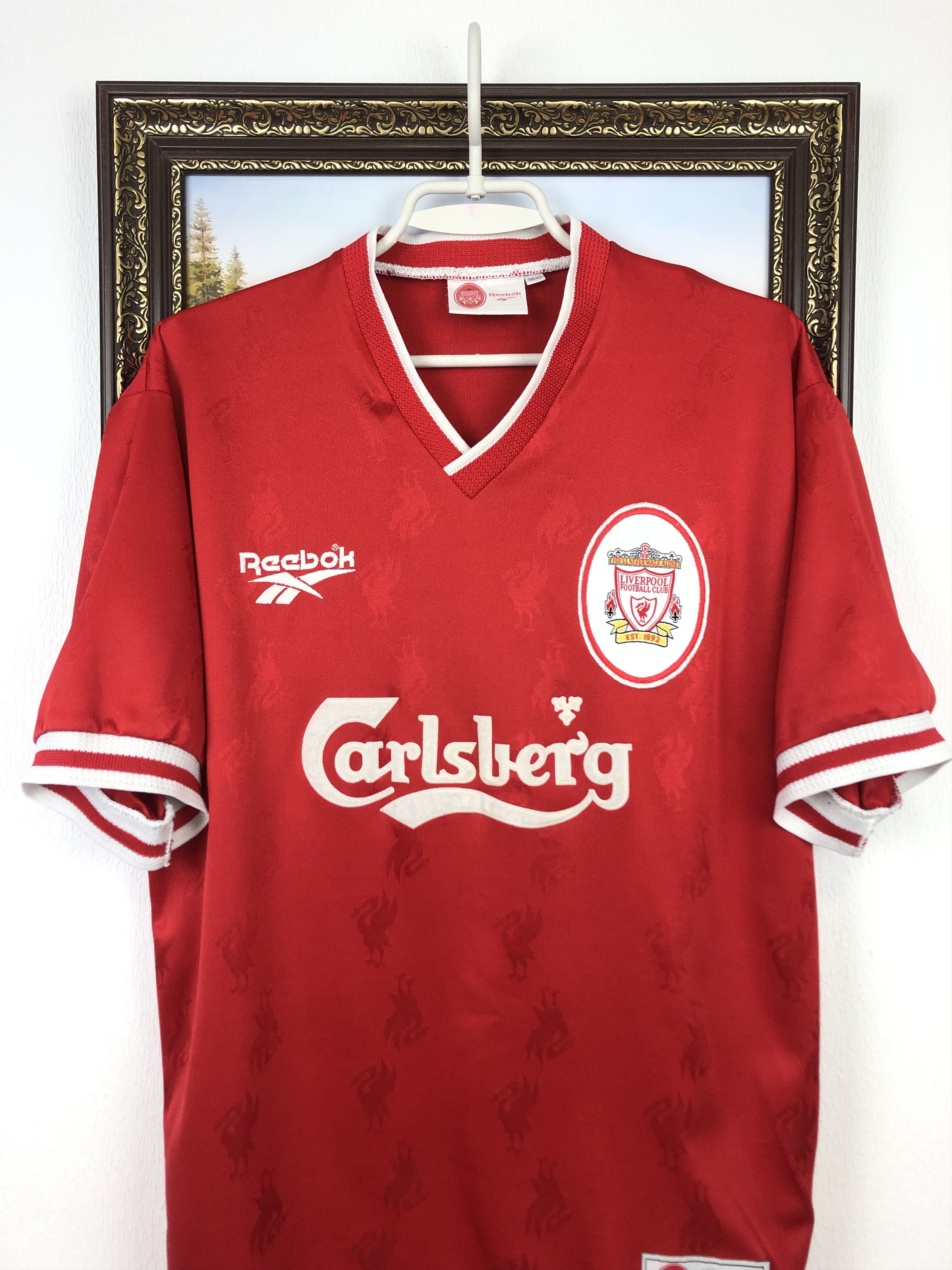 Liverpool football shirt 1996 Soccer Jersey Reebok Trikot