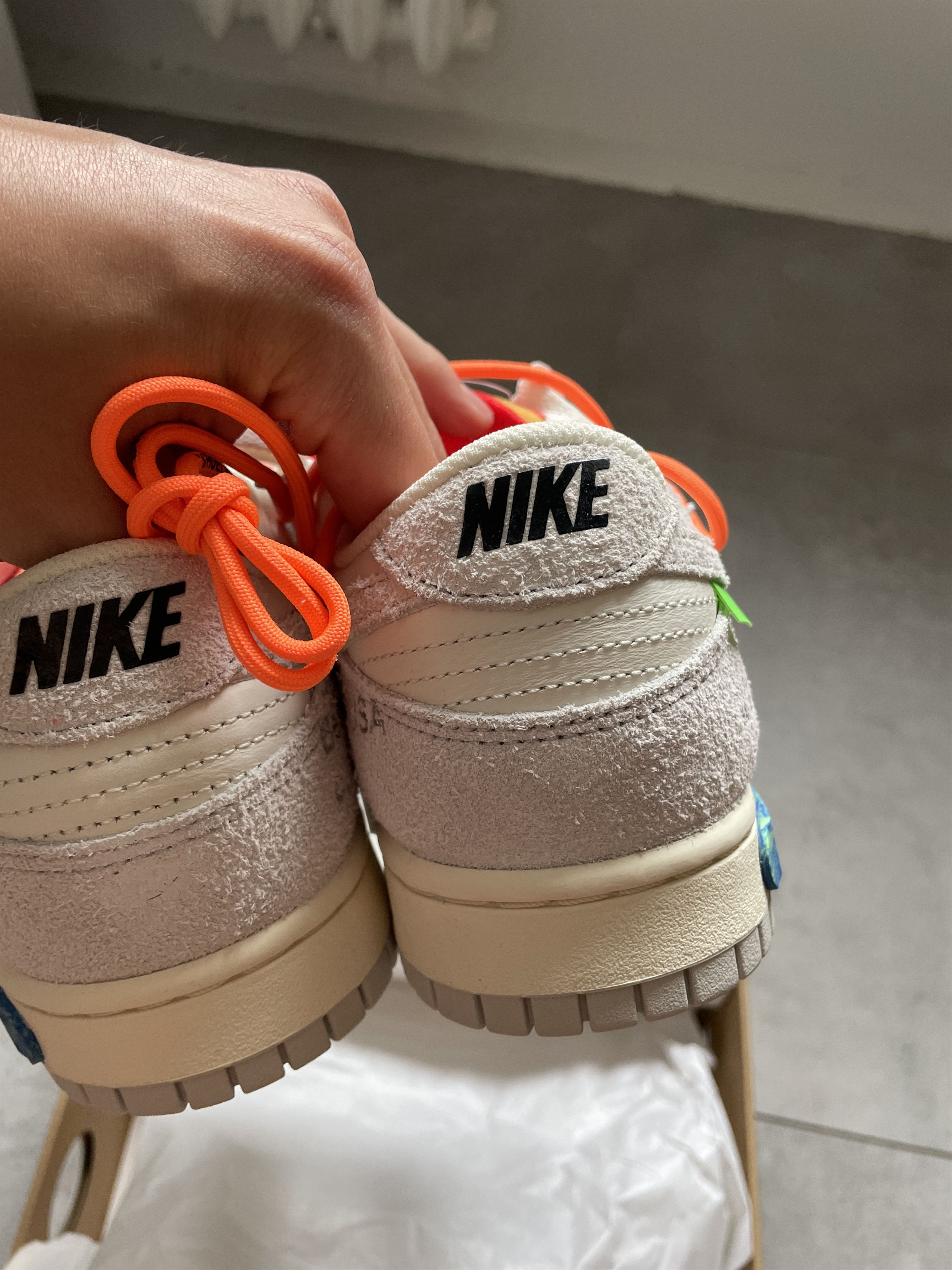 Nike × Off-White × Virgil Abloh NIKE X OFF WHITE LOT 31 DUNK Size US 10.5 / EU 43-44 - 6 Thumbnail