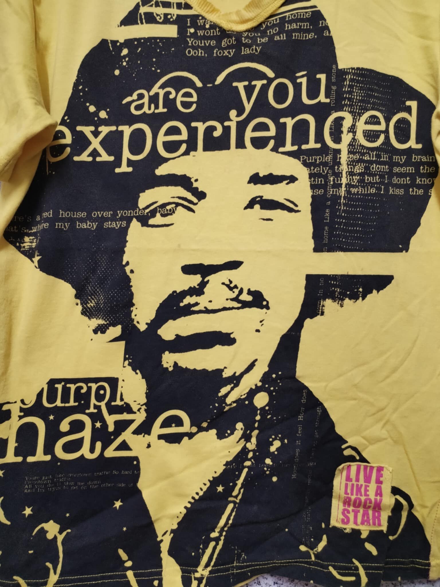 Band Tees VINTAGE JIMI HENDRIX VERY RARE Size US L / EU 52-54 / 3 - 7 Thumbnail