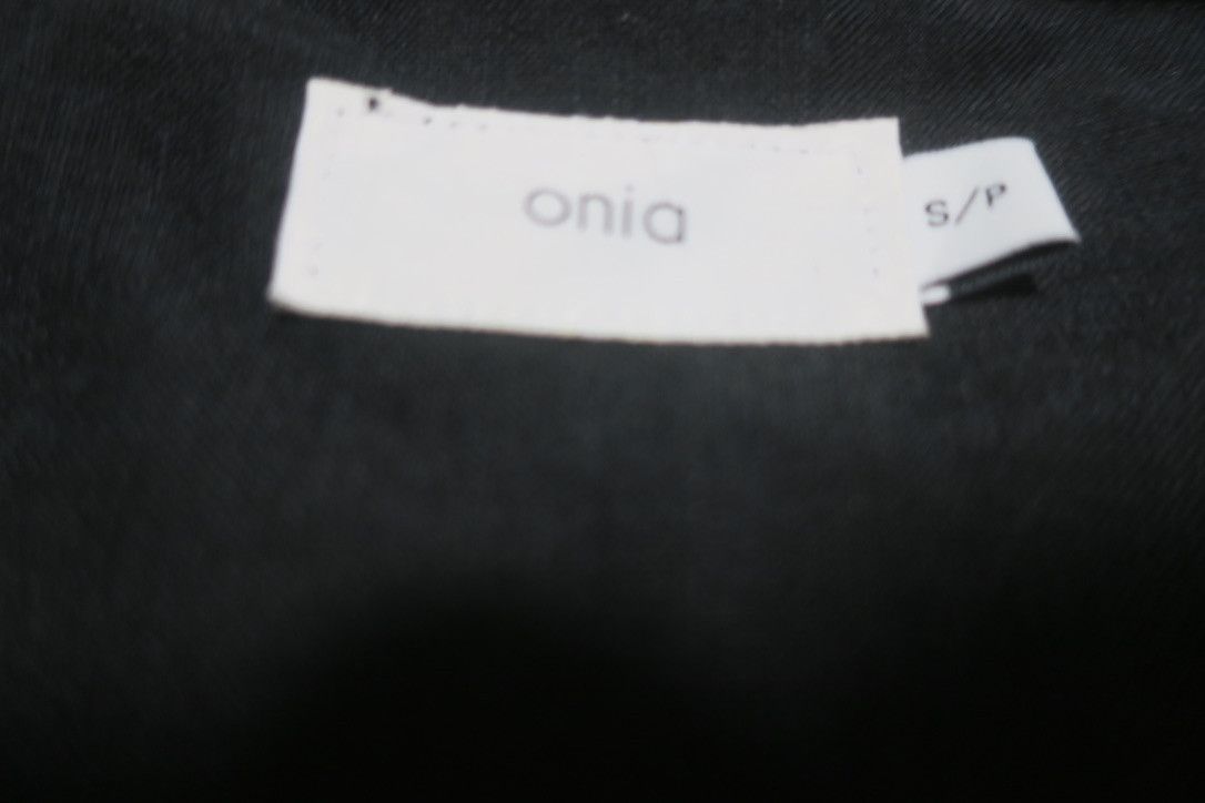 Onia Men's Black Linen Blend Camp Shirt Short Sleeve Size US S / EU 44-46 / 1 - 5 Thumbnail
