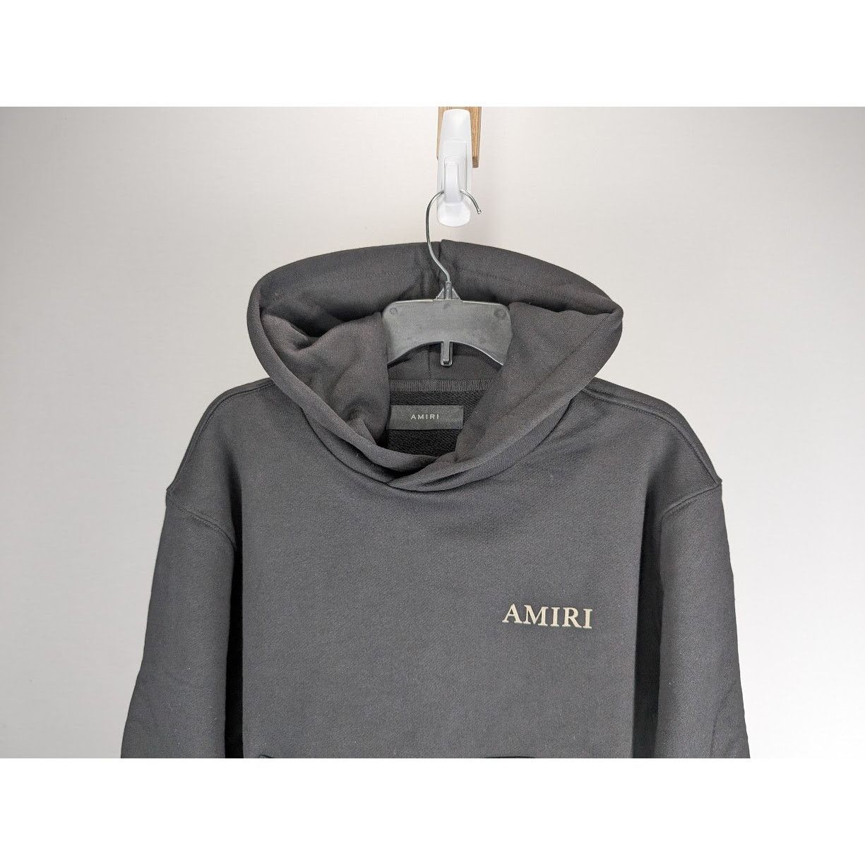 Amiri o1rshd1 Puff Logo Hoodie in Black Size US XL / EU 56 / 4 - 6 Thumbnail