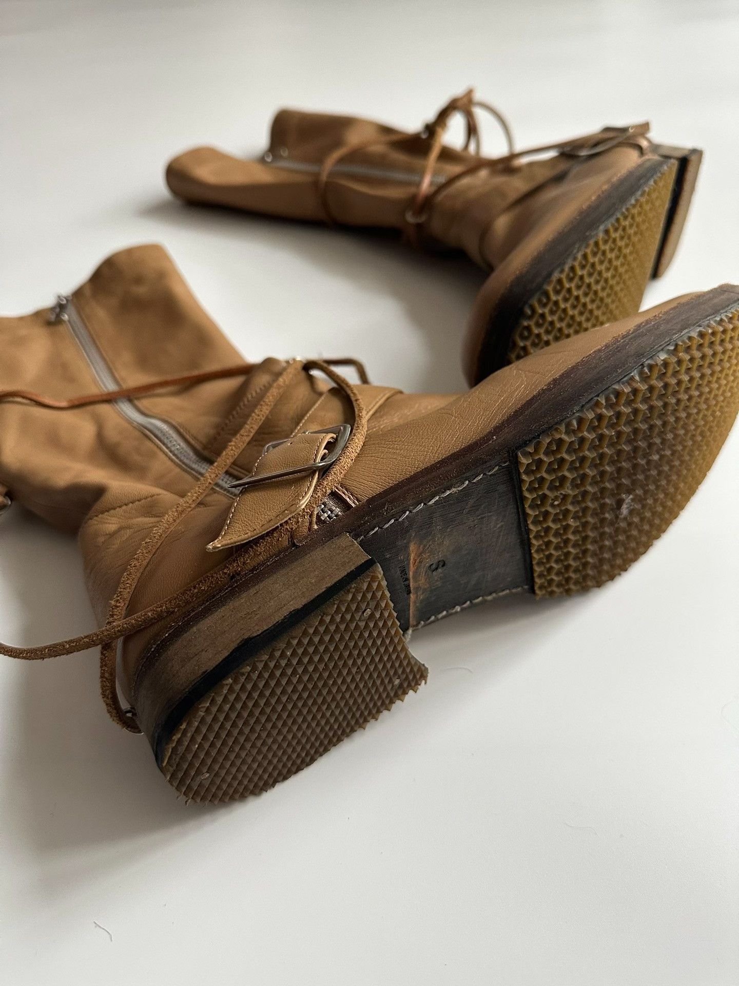 Undercover UNDERCOVER size s 05AW ART&CRAFT Period Bandage Leather Boo Size US 4.5 / IT 34.5 - 3 Thumbnail