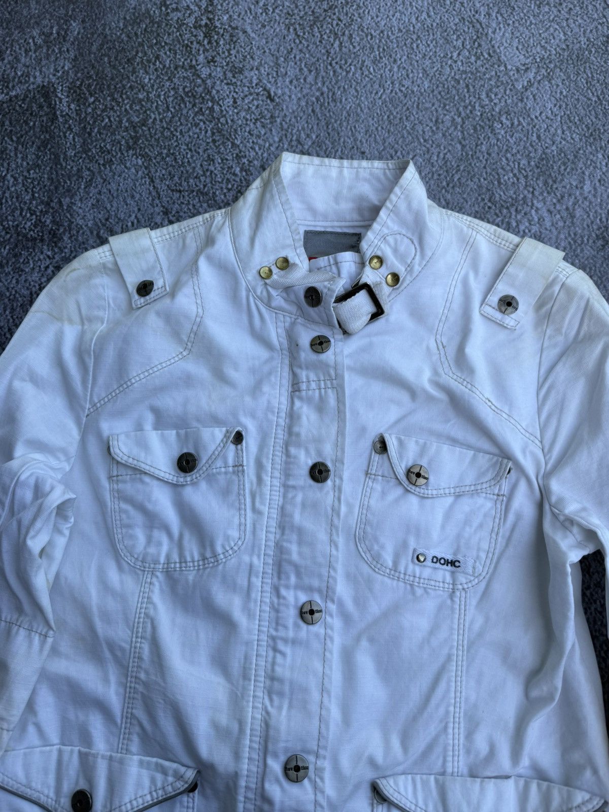 Tornado Mart DOHC Biker Jacket Bondage Zipper Size US S / EU 44-46 / 1 - 6 Thumbnail