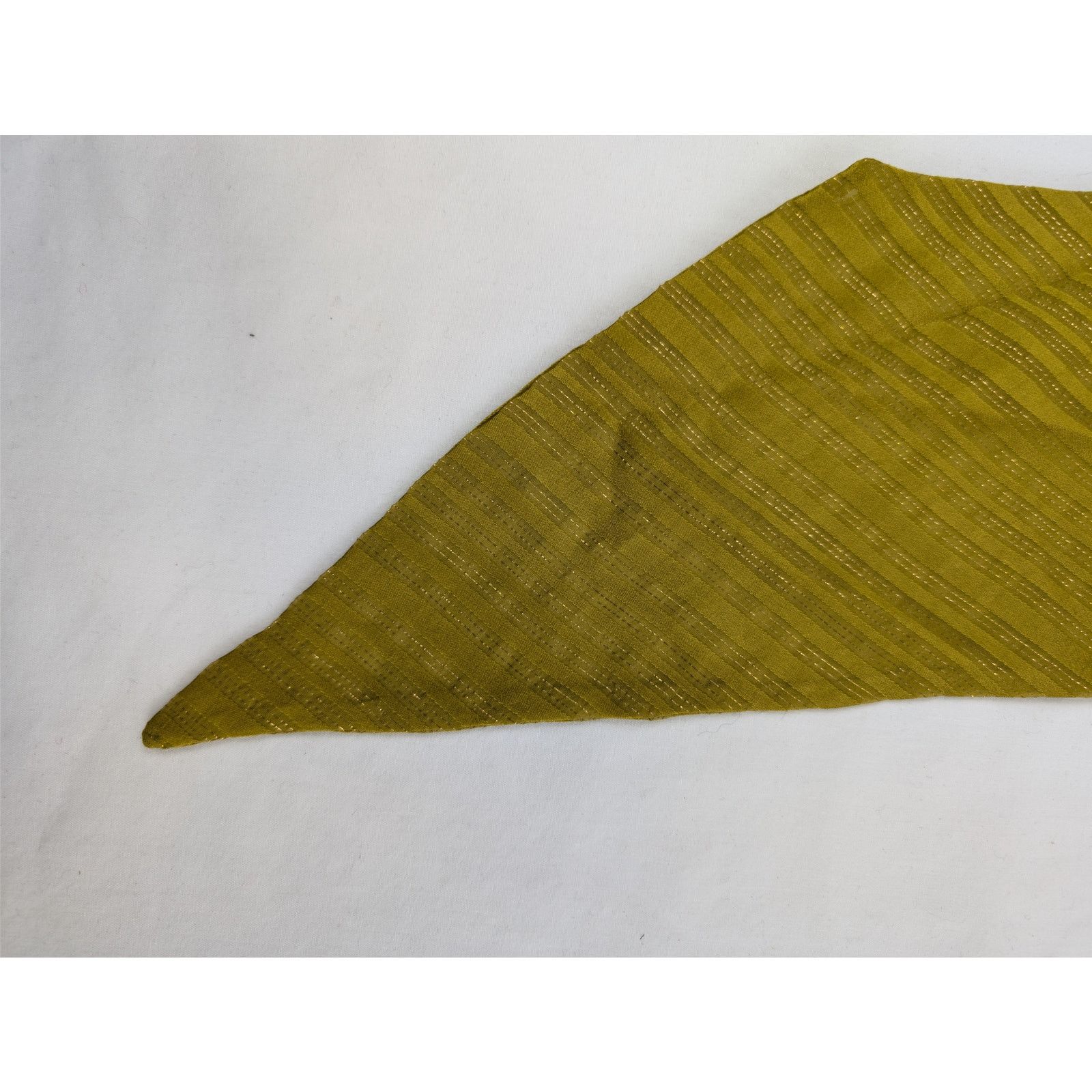 Saint Laurent Paris o1rshd1 Size: OS / Scarf in Yellow Size ONE SIZE - 4 Thumbnail