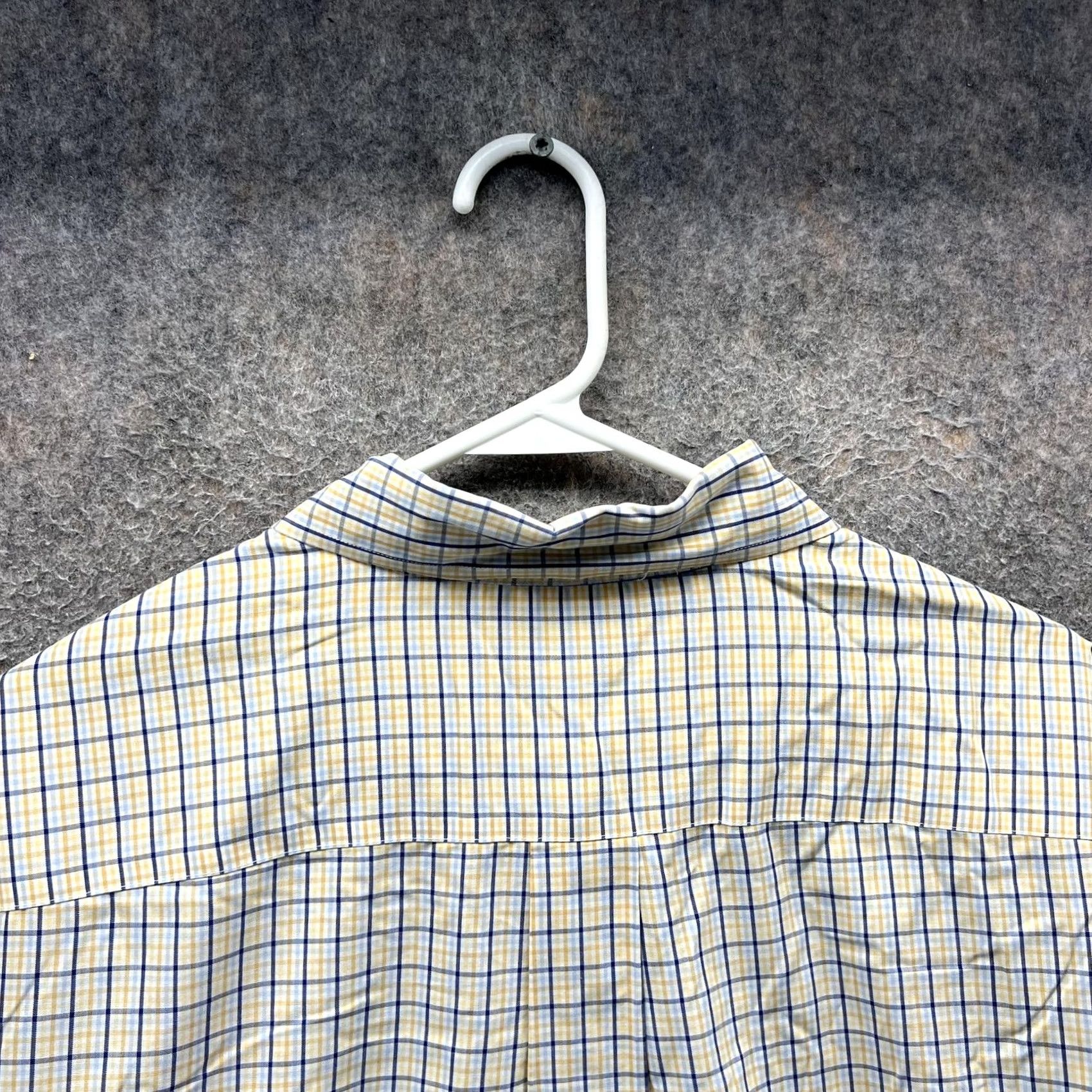Brooks Brothers Brooks Brothers Shirt Mens XL Yellow Blue Check 346 Non Iron Cotton Long Sleeve Dress Shirt Mens XL Yellow Blue Check 346 Non Iron Cotton Long Sleeve Size US XL / EU 56 / 4 - 3 Thumbnail