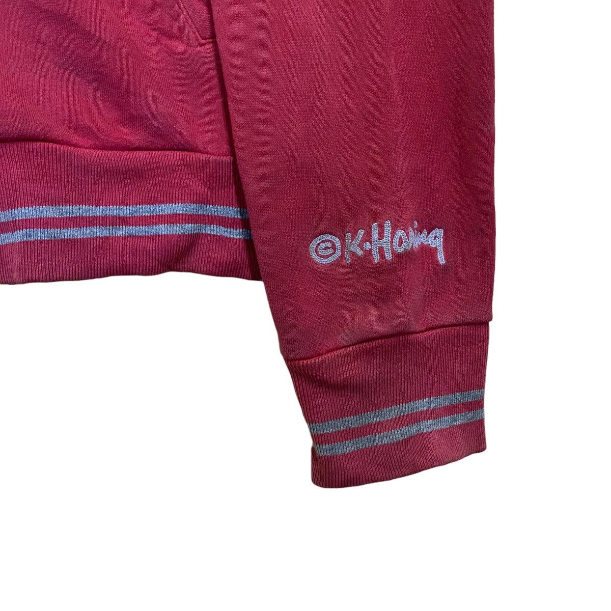 Japanese Brand Keith Haring Small Logo Embroidered Fullzip Sweatshirt Sz M Size US M / EU 48-50 / 2 - 7 Thumbnail
