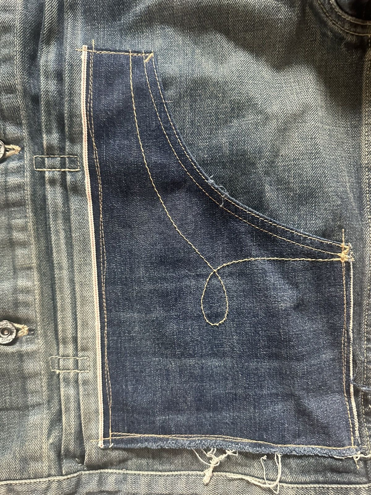 Neighborhood Neighborhood Savage Stockman Pleated Denim Jacket Size US L / EU 52-54 / 3 - 3 Thumbnail