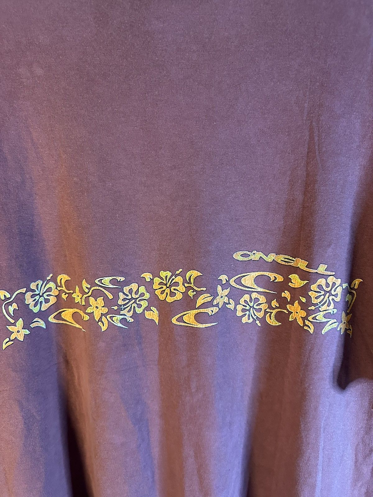 O'Neill Vintage Sunfaded O'Neill Surfing Hawaii Pattern Tshirt Size US XL / EU 56 / 4 - 11 Thumbnail