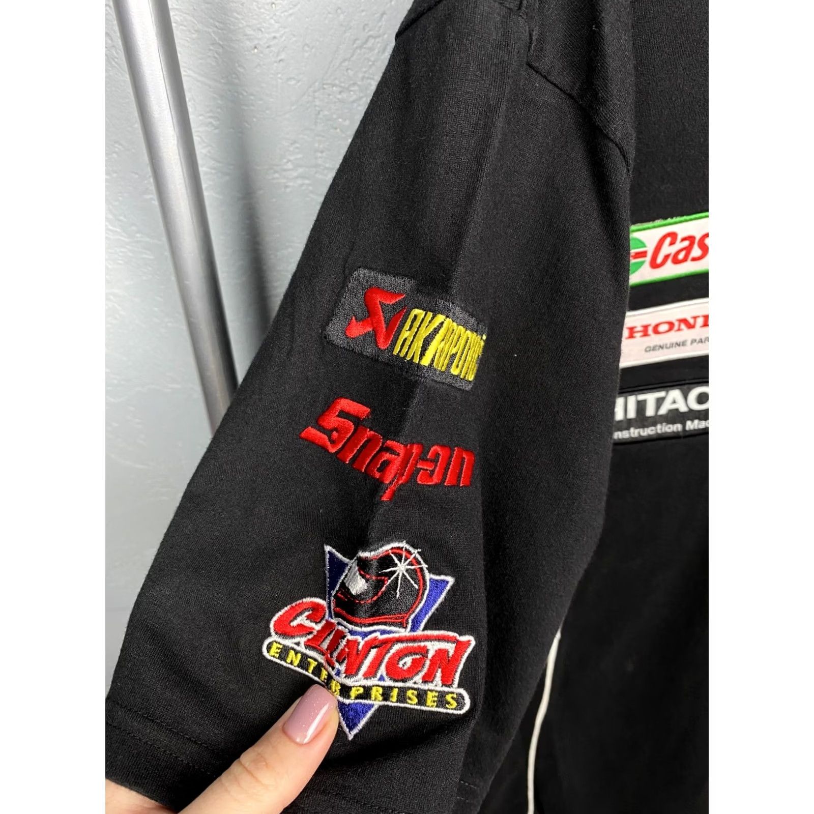 Honda Honda Racing Team Polo Shirt Mens XL Black Polo Size US XL / EU 56 / 4 - 5 Thumbnail