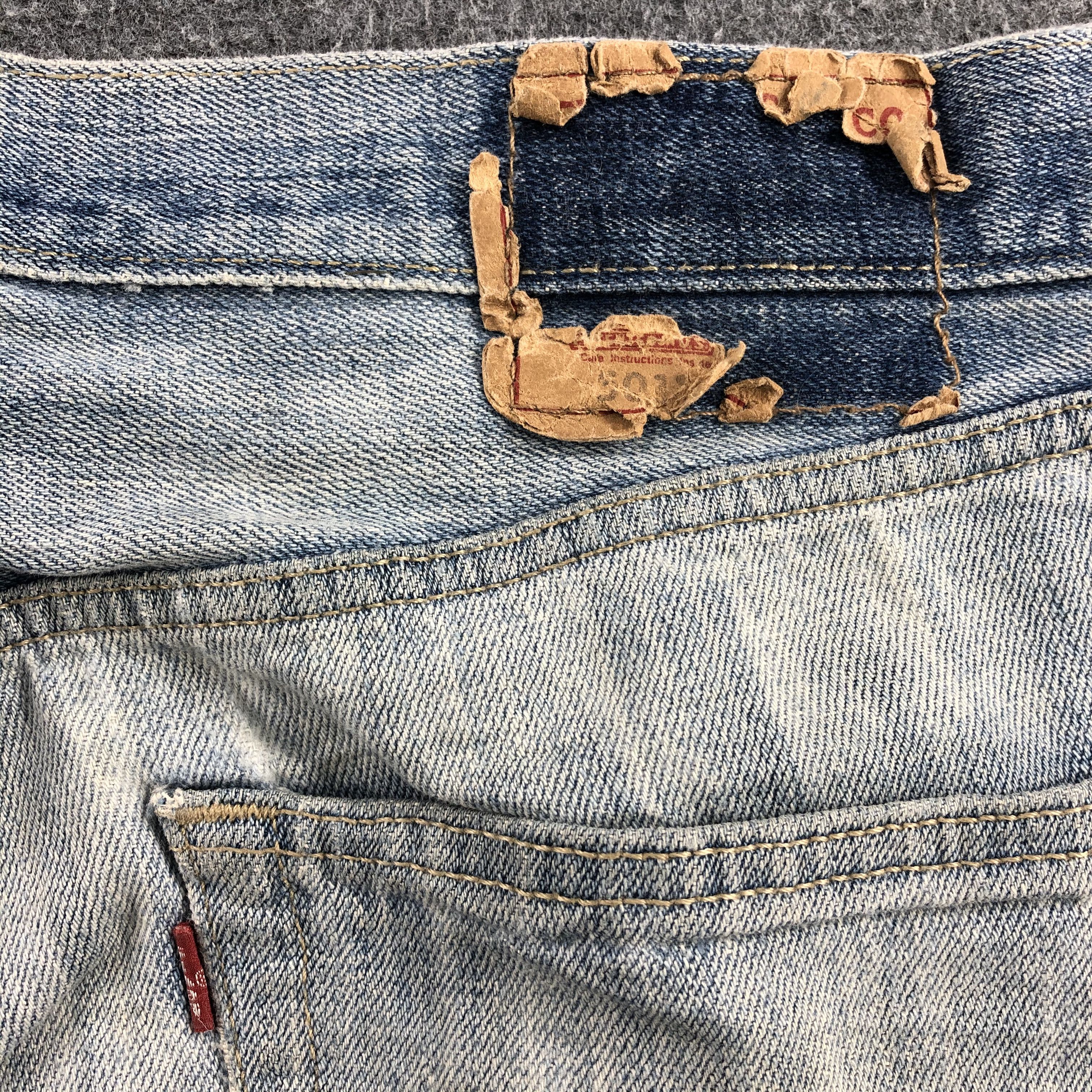 Levi's × Vintage Vintage 90s Distress Levis 501 Jeans-JM841 Size US 34 / EU 50 - 6 Thumbnail