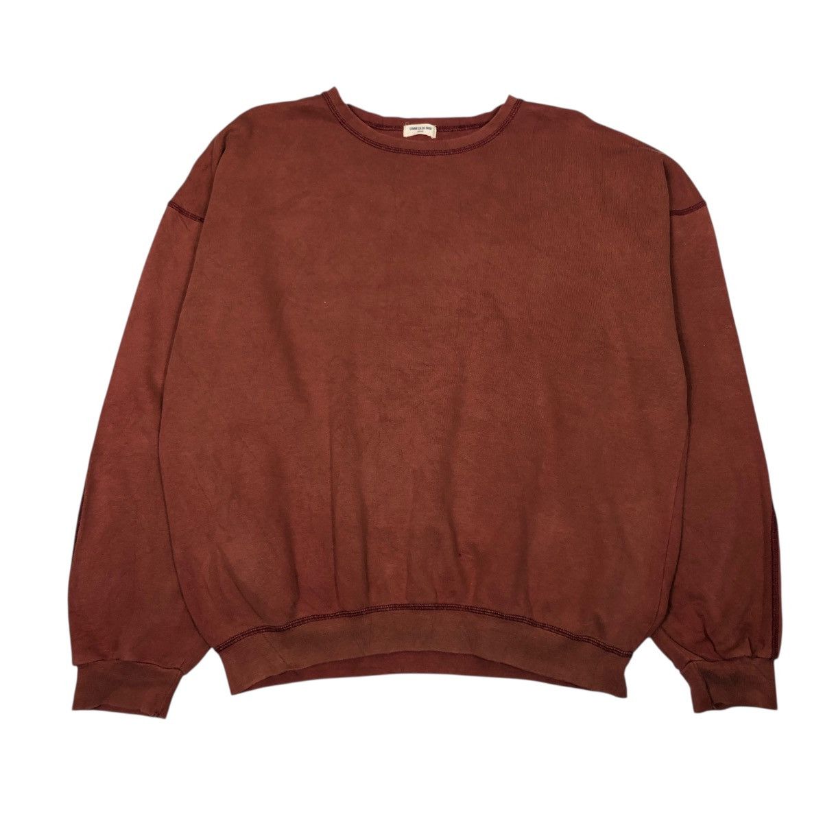 Japanese Brand 📌Vintage Sweatshirt Comme Ca Ism Big Logo Size US M / EU 48-50 / 2 - 2 Thumbnail
