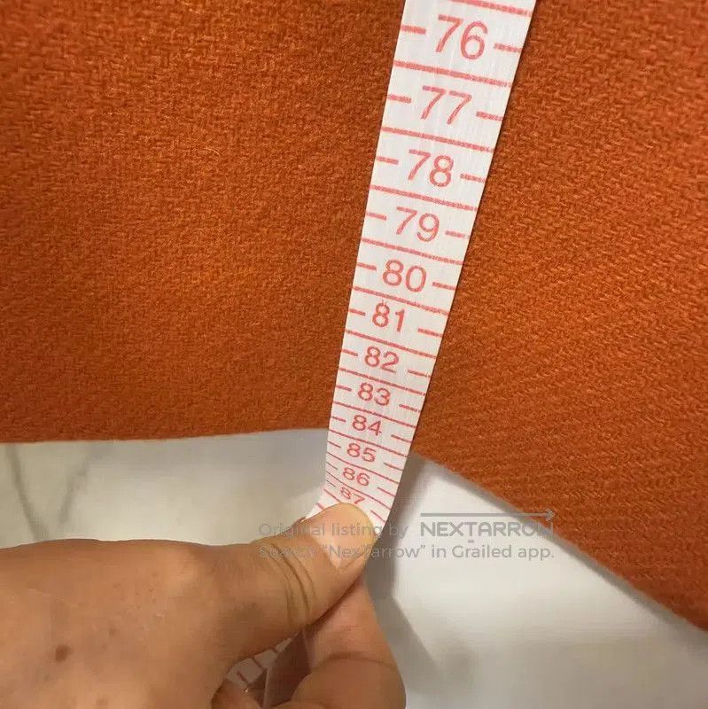 Burberry Burberry Orange Cotton Long Coat for Women. Size S / US 4 / IT 40 - 9 Thumbnail