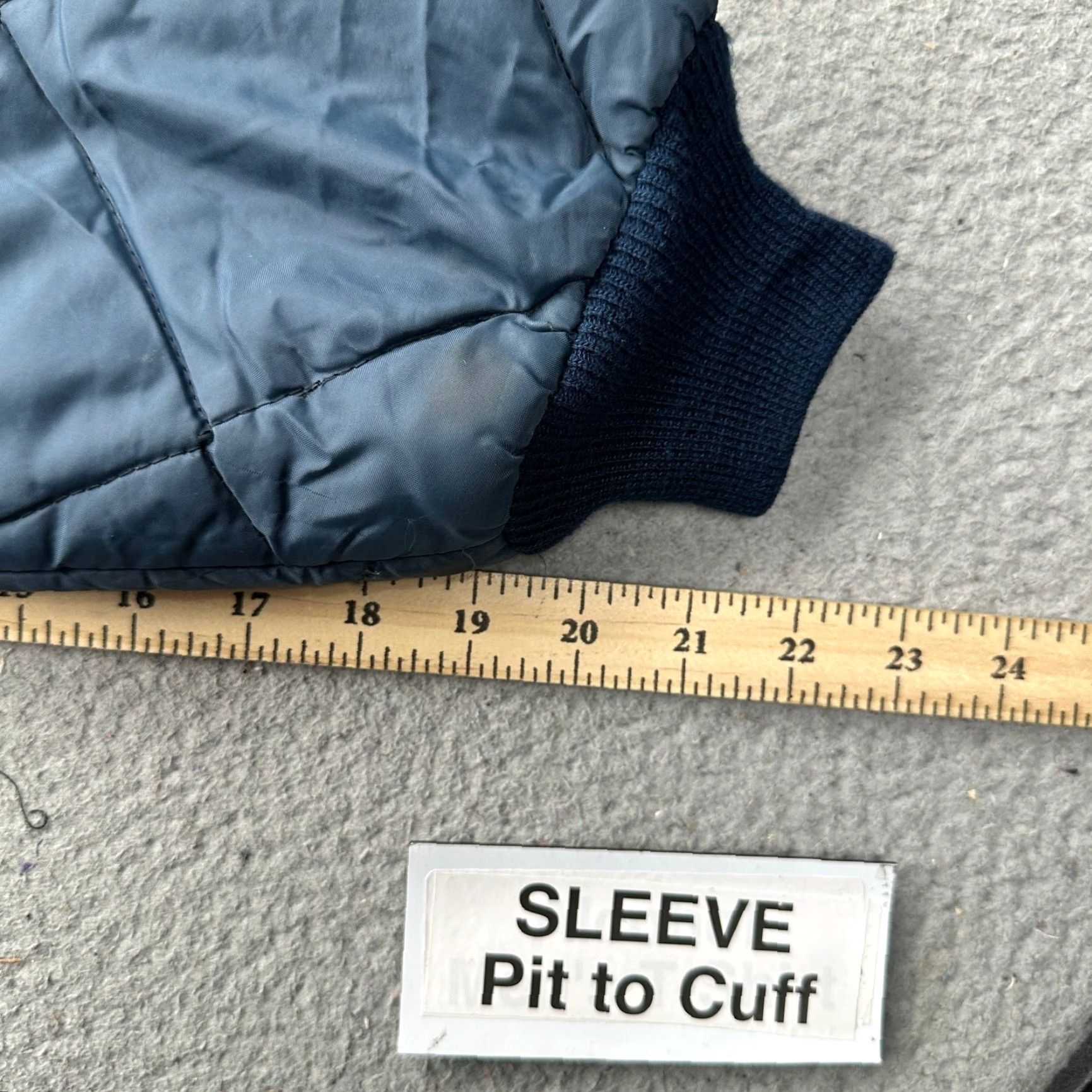 Vintage VINTAGE Big Smith Quilted Work Jacket Mens XXL Navy Blue Snap Zip Liner 70s 80s Bomber Jacket Size US XXL / EU 58 / 5 - 5 Thumbnail
