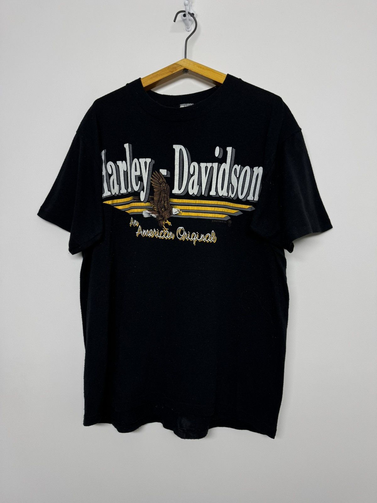 Vintage Vintage 80s Harley Davidson T-Shirt Size US L / EU 52-54 / 3 - 6 Thumbnail
