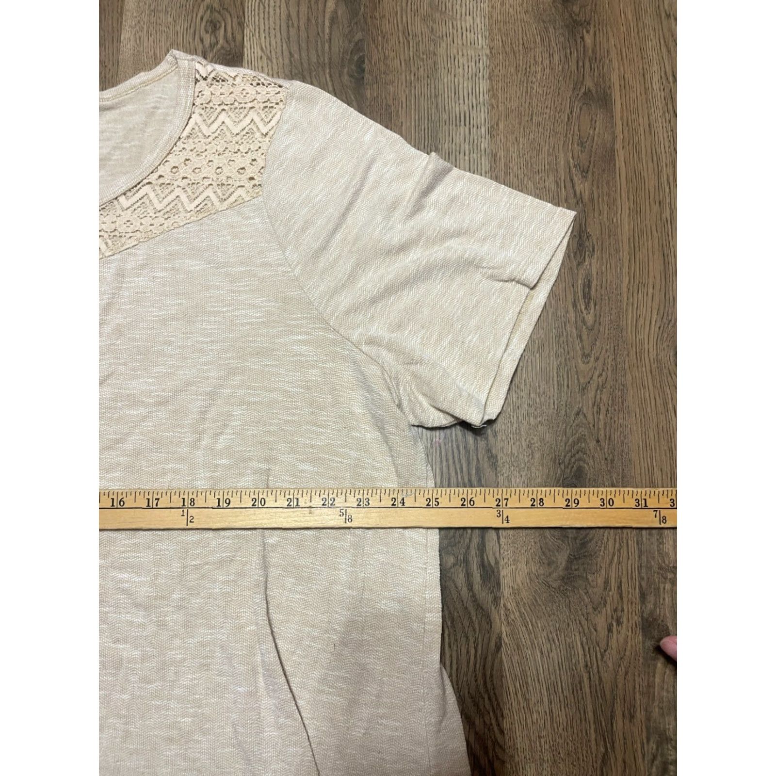 Madison Madison & Berkeley Shirt Women's 3X Tan Short Sleeve Brown Solid T-Shirt Vintage No (adjusted kept original words) Size XXL / US 16-18 / IT 52-54 - 6 Thumbnail
