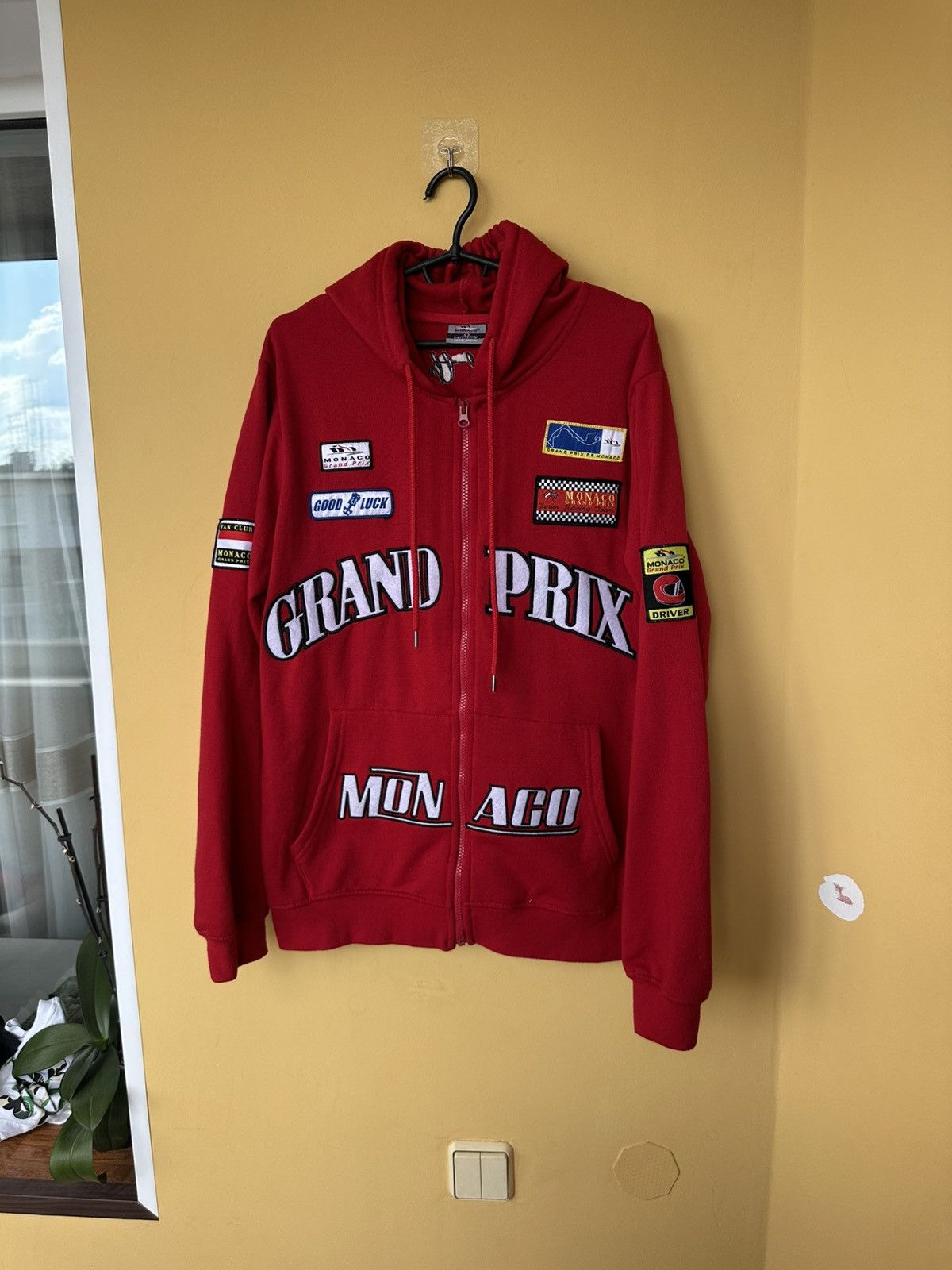 Other Vintage Official Monaco Grand Prix Mens Zip Up Hoodie - Red Size US L / EU 52-54 / 3 - 1 Thumbnail
